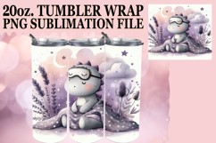 Magical Gifts 20oz tumbler wrap, Cute Dino Product Image 1