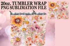 Spring Blossom Bonanza Tumbler Wrap, Whimsical Beauty Product Image 1