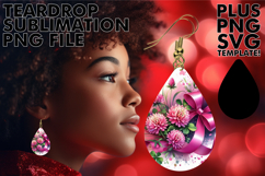 Blissful Teardrop Earrings Magic, Flowers Product Image 1