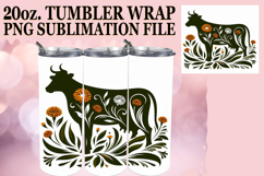 Lively Evenings 20oz tumbler wrap, Flower Animals Product Image 1