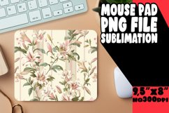 Trendy Floral Sublimation Pad - Modern Style Product Image 1