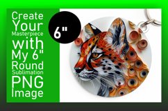 Cheerful Cat Circlets: 3D Sublimation Gallery Product Image 1