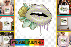 Sweet PNG Designs for TSHIRTS, Dripping Lips Product Image 1