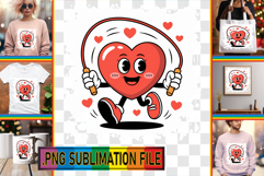 Radiant TSHIRT Gift Ideas PNG, Valenines Heart Product Image 1