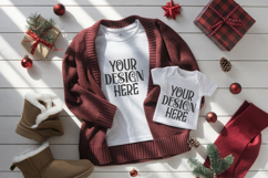 Christmas Family Matching Group T-Shirt Mockup Product Image 1