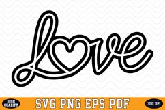 Love Valentine Day SVG | SVG Cut files Product Image 1