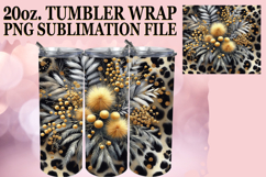 BREATHTAKING SUNSETS 20oz TUMBLER WRAP, Leopard Prints Product Image 1