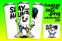 Creative 20oz Artwork for Sublimation , Funny Ghost Product Image 1