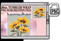 Floral Finesse Mug Wrap Sublimate Whimsy Product Image 1