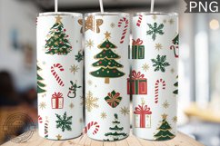 Christmas Tree Tumbler Wrap -High Quality 300 Dpi Product Image 1
