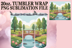 ENCHANTING VIBES 20oz TUMBLER WRAP, Spring Product Image 1