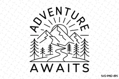 Adventure awaits svg Design | Svg Files for Cricut Product Image 1