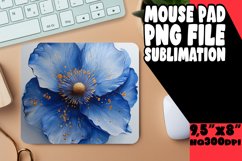 Whimsical Blooms: Sublimation Mouse Pad Designs Art PNG Product Image 1