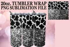 Blossom Magic Glitter Flower &amp; Leopard Tumbler Wrap Product Image 1
