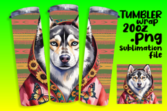 DYNAMIC 20oz Tumbler Artwork , Cute Dog Product Image 1