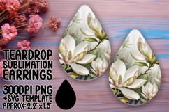 Stylish Teardrop Design PNG for Creative Use , Flowers Product Image 1