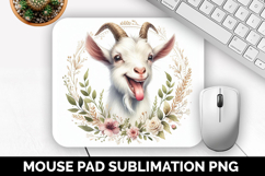 Cute Animals Mouse Pad Bundle, Sublimation Mouse Pad PNG Product Image 13