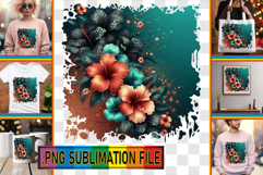 Bright TOTE BAG Designs PNG, Leopard Prints Product Image 1