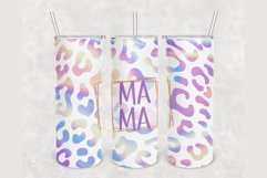 Mama Holographic Cheetah 20 oz sublimation design tumbler Product Image 1