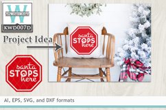 Christmas SVG - Santa Stops Here Product Image 1