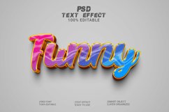 3d Funny psd text effect style Product Image 1