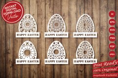 Papercut Mandala Happy Easter Eggs Set Product Image 5