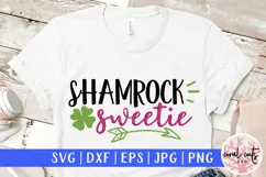 Shamrock Sweetie - St. Patrick's Day SVG EPS DXF PNG Product Image 1
