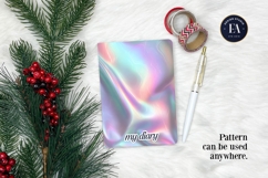 Holographic Pastel Digital Paper, Iridescent Texture Product Image 4