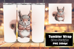 Unique Gift: 20oz Tumbler Design , Valenines Animals Product Image 1