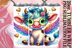 Radiant Thoughts 20oz tumbler wrap, Valentines Product Image 1