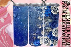 Glamorous Glitter Leopard Tumbler Wrap - 20oz Product Image 1