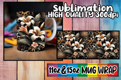 Radiant thoughts 11oz 15oz sublimation wrap, Leopard Prints Product Image 1