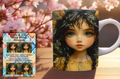 BEAUTY 15oz Mug Wrap PNG Design , Fairy Product Image 1