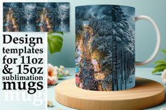 Nature’s Splendor Mug Wrap Sublimation 11oz/15oz Product Image 1