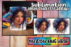 Inspirational Woman Portrait Mug Wrap Variety Product Image 1