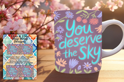 Dynamic 11oz Mug Wrap Png Template , Girl Quote Product Image 1