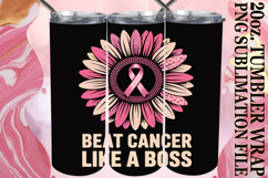 Joyful Hearts 20oz tumbler wrap, Breast Cancer Product Image 1