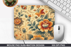 Vintage Mouse Pad Sublimation PNG Design - Mouse Pad PNG Product Image 1