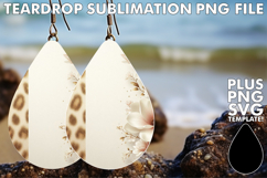 Colorful Teardrop Earrings Magic, Leopard Prints Product Image 1