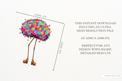 Quirky Rero Spring Trees Clipart Product Image 6