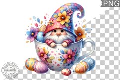 Easter Gnome Sublimation - Clipart PNG Design Product Image 1