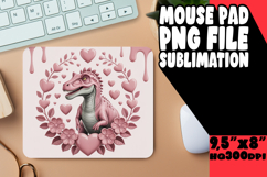 Timeless mouse MAT Playful Design, Cute Dino Product Image 1