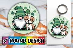 Enchanted Circle Keychain Magic PNG, St Patricks Product Image 1