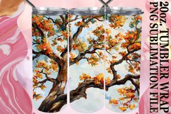 Enchanting Glitzy Watercolor Tree Tumbler Product Image 1