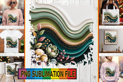 Cheerful Tote Bag Gift Magic PNG, Pattern Product Image 1