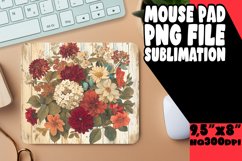 Timeless Vintage Style Floral Mouse Pad Product Image 1