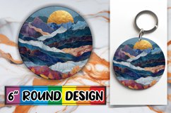 Mosaic Magic Car Coasters: Shimmering Elegance Product Image 1