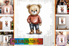 Radiant PNG TSHIRT Art, Teddy Bear Product Image 1