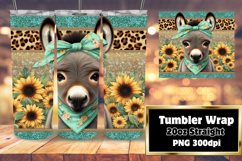 SOPHISTICATED 20oz Sublimation Tumbler , Cute Animals Product Image 1