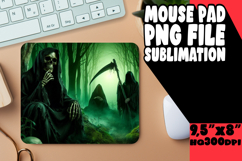 Sweet Mouse Mat Sublimation Magic, Horror Halloween Product Image 1